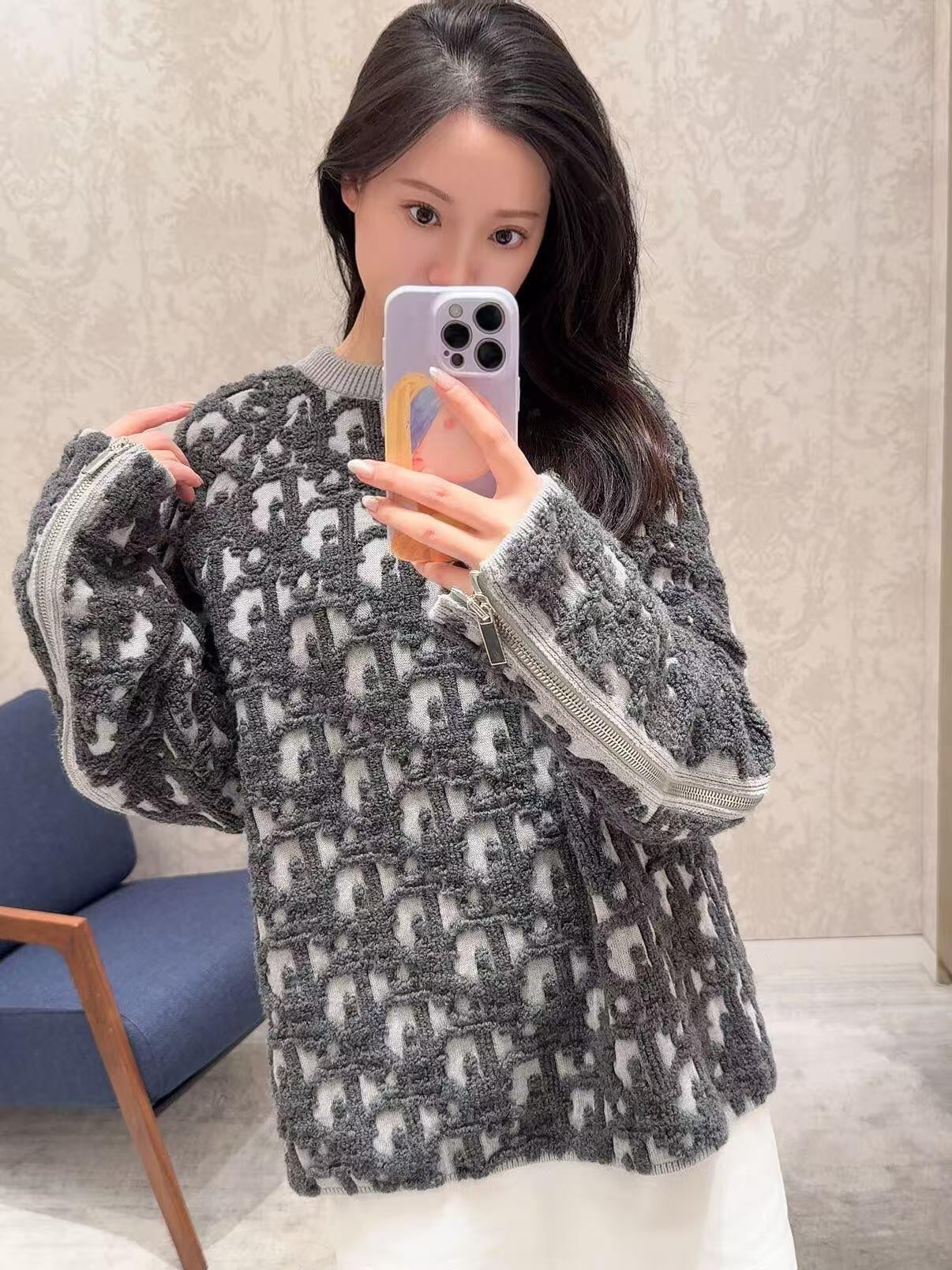 ZZLL / 디올 니트 스웨터