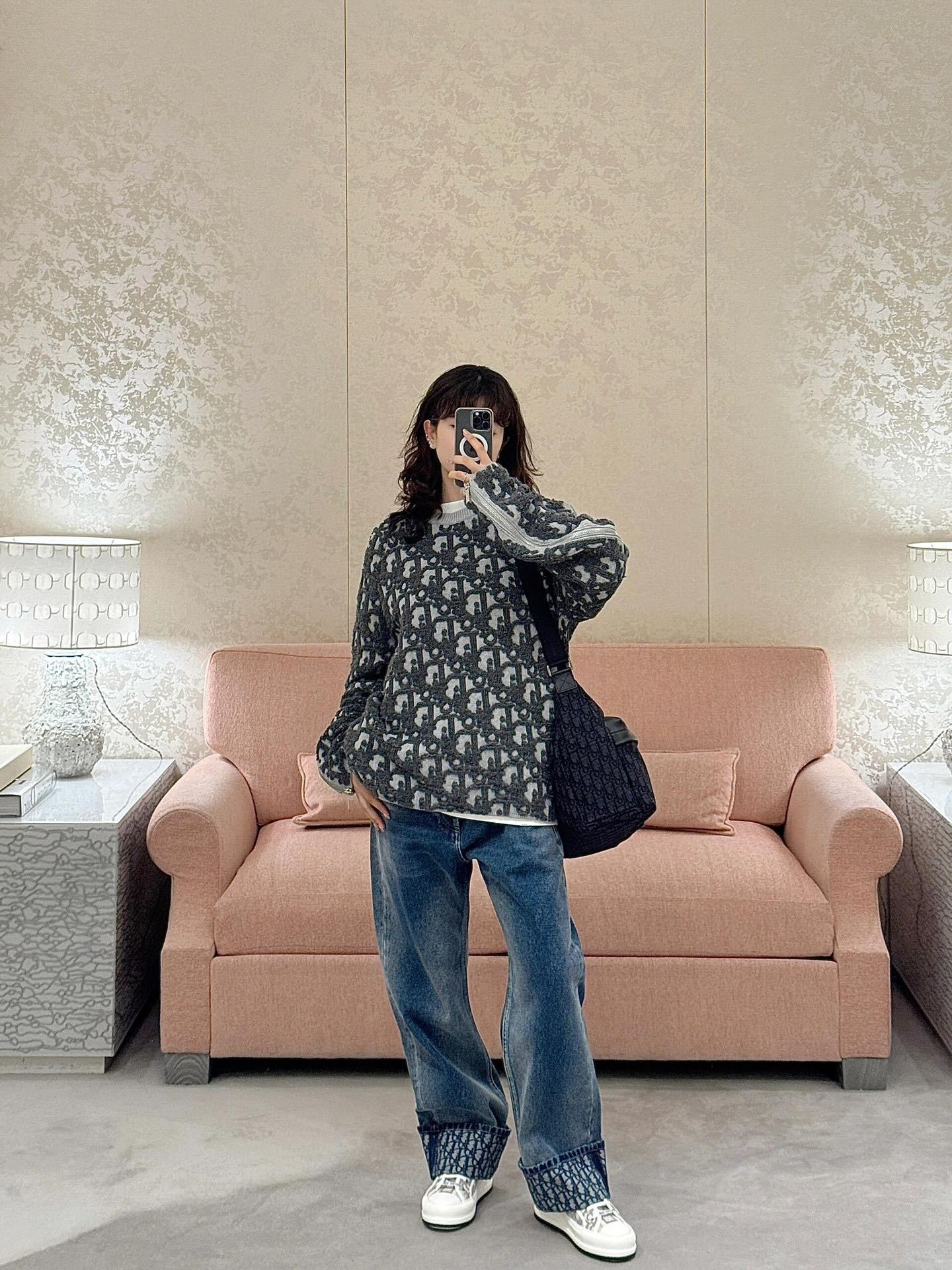 ZZLL / 디올 니트 스웨터