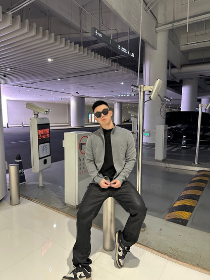 ZZLL / 디올 니트 코트