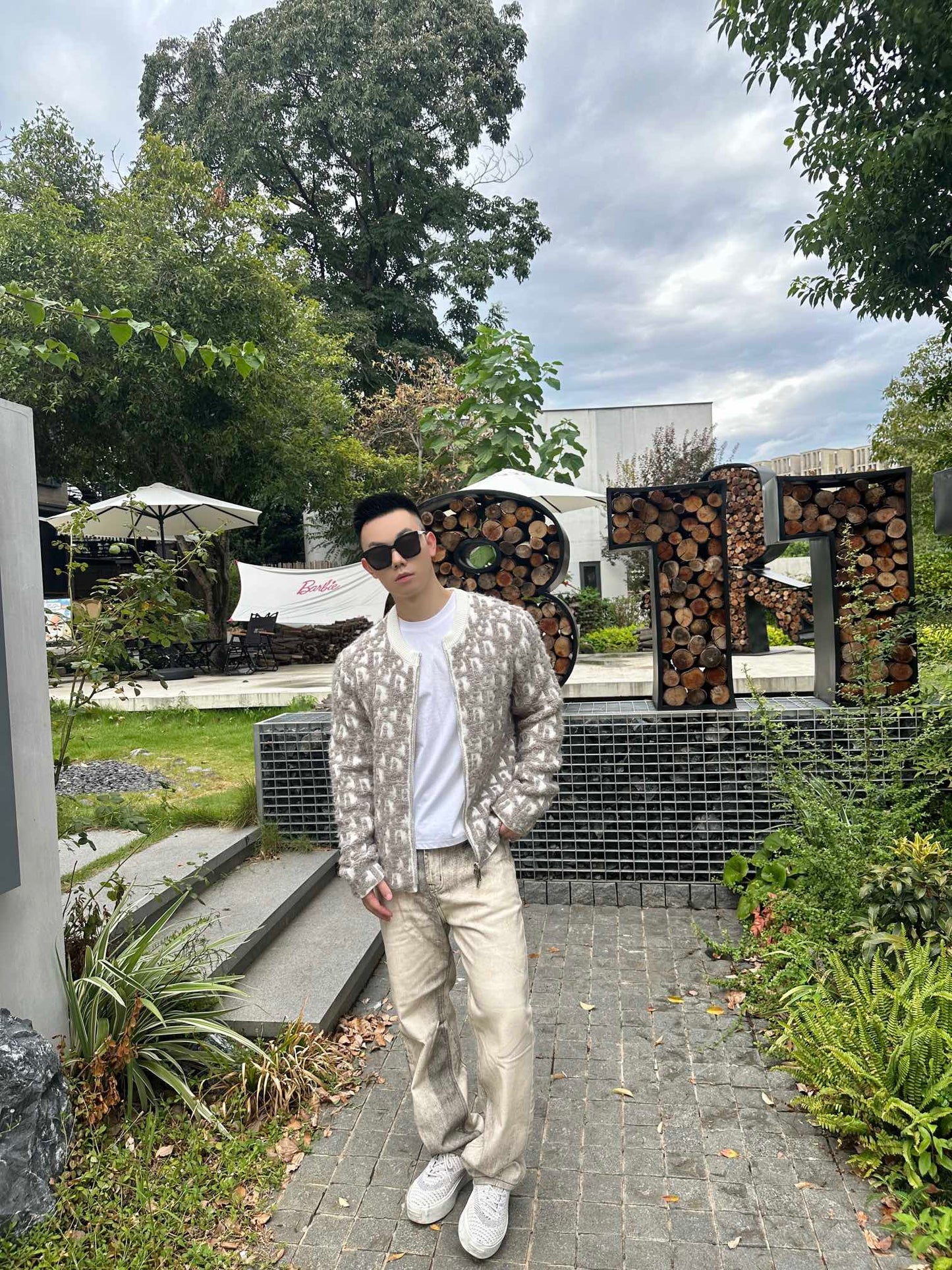 ZZLL / 디올 니트 코트