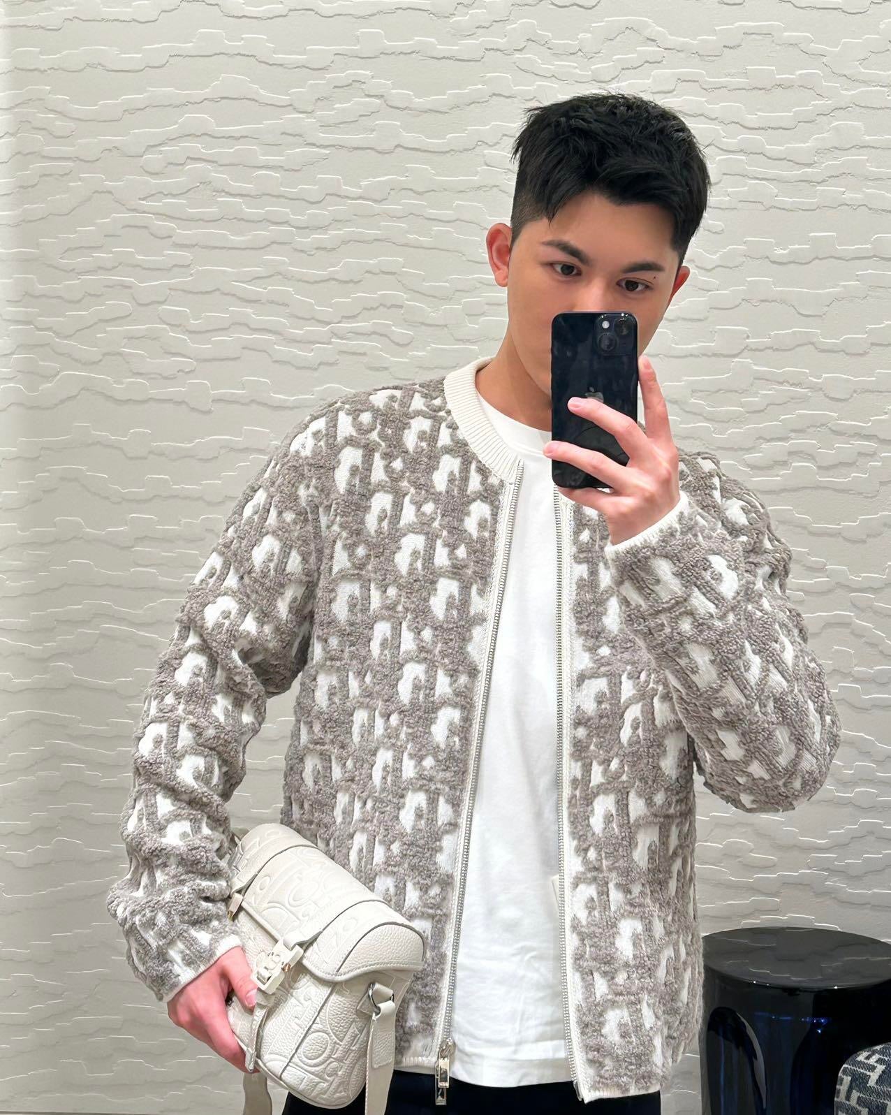 ZZLL / 디올 니트 코트