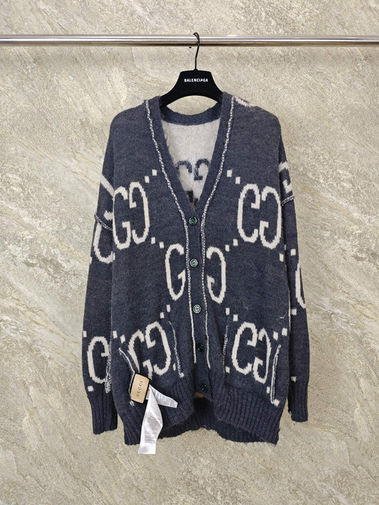 GTR / 구찌 더블 G 양면 니트 카디건