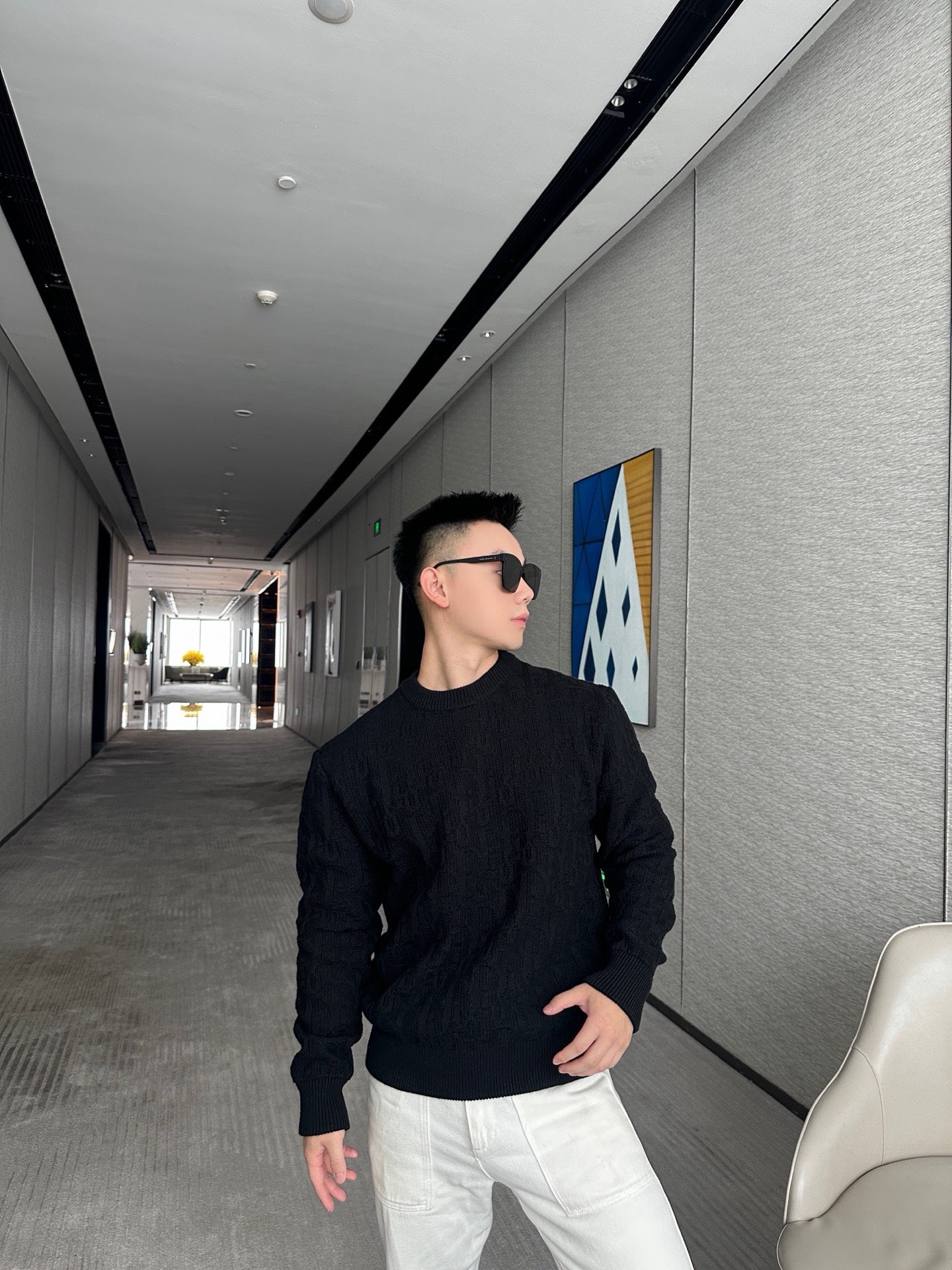 ZZLL / 디올 니트 스웨터