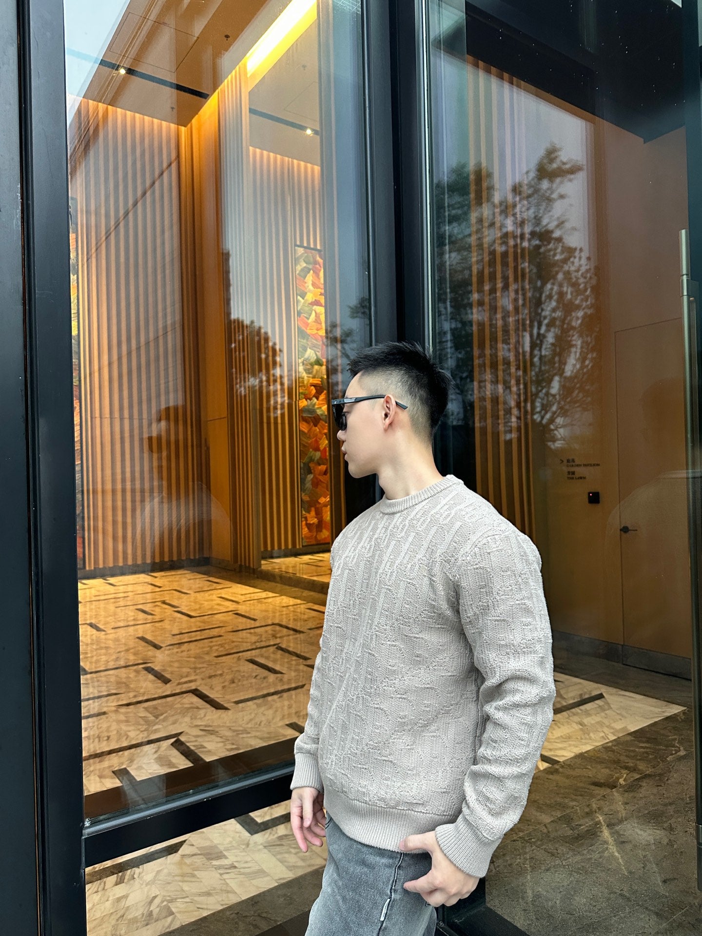 ZZLL / 디올 니트 스웨터