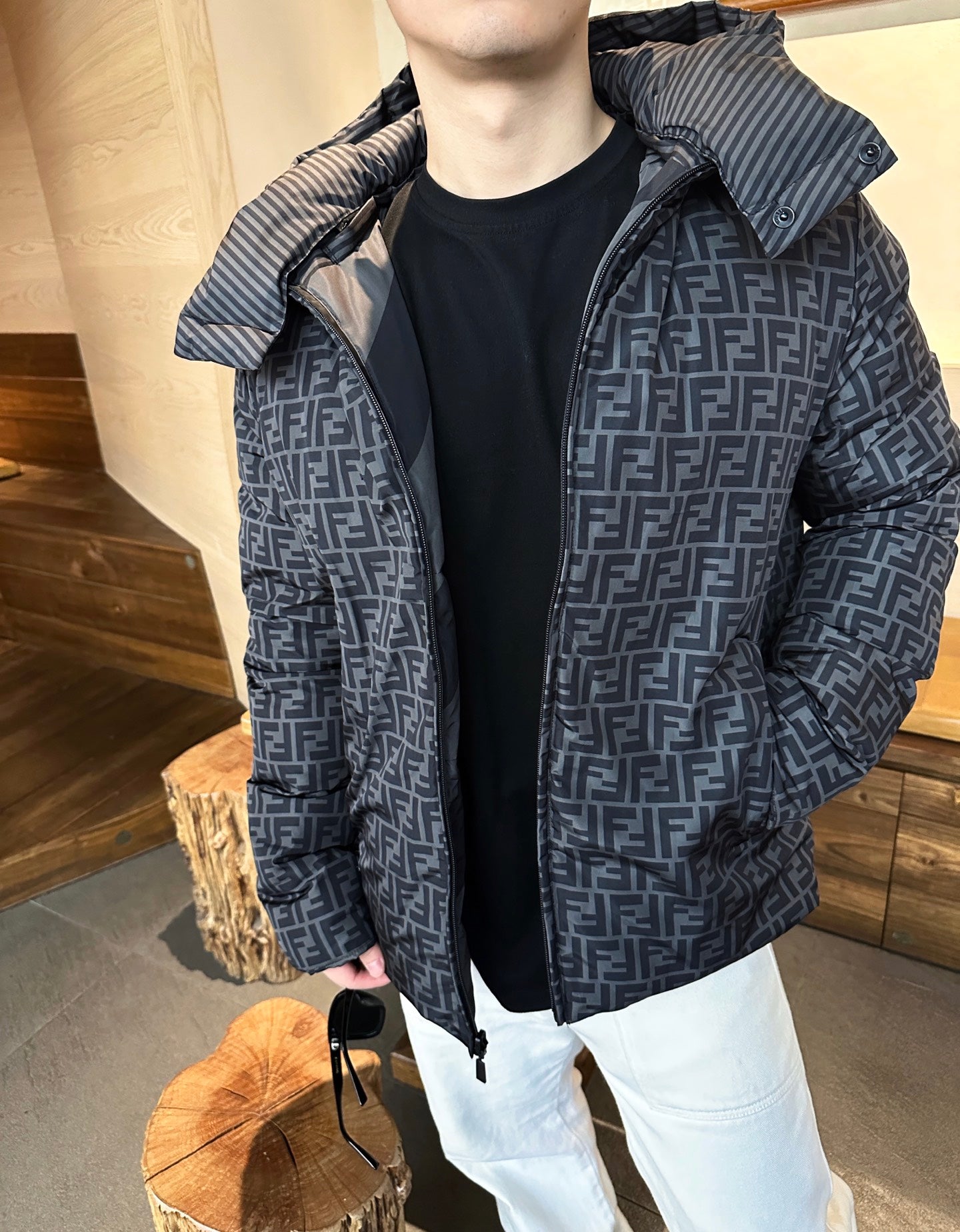 ZZLL / 펜디 양면 패딩