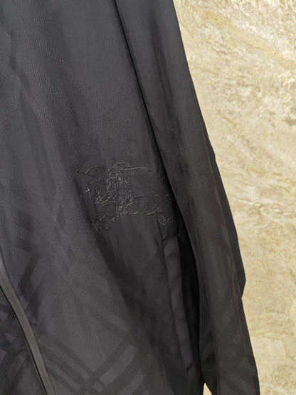 GTR / 버버리 체크 자수 후드 자켓