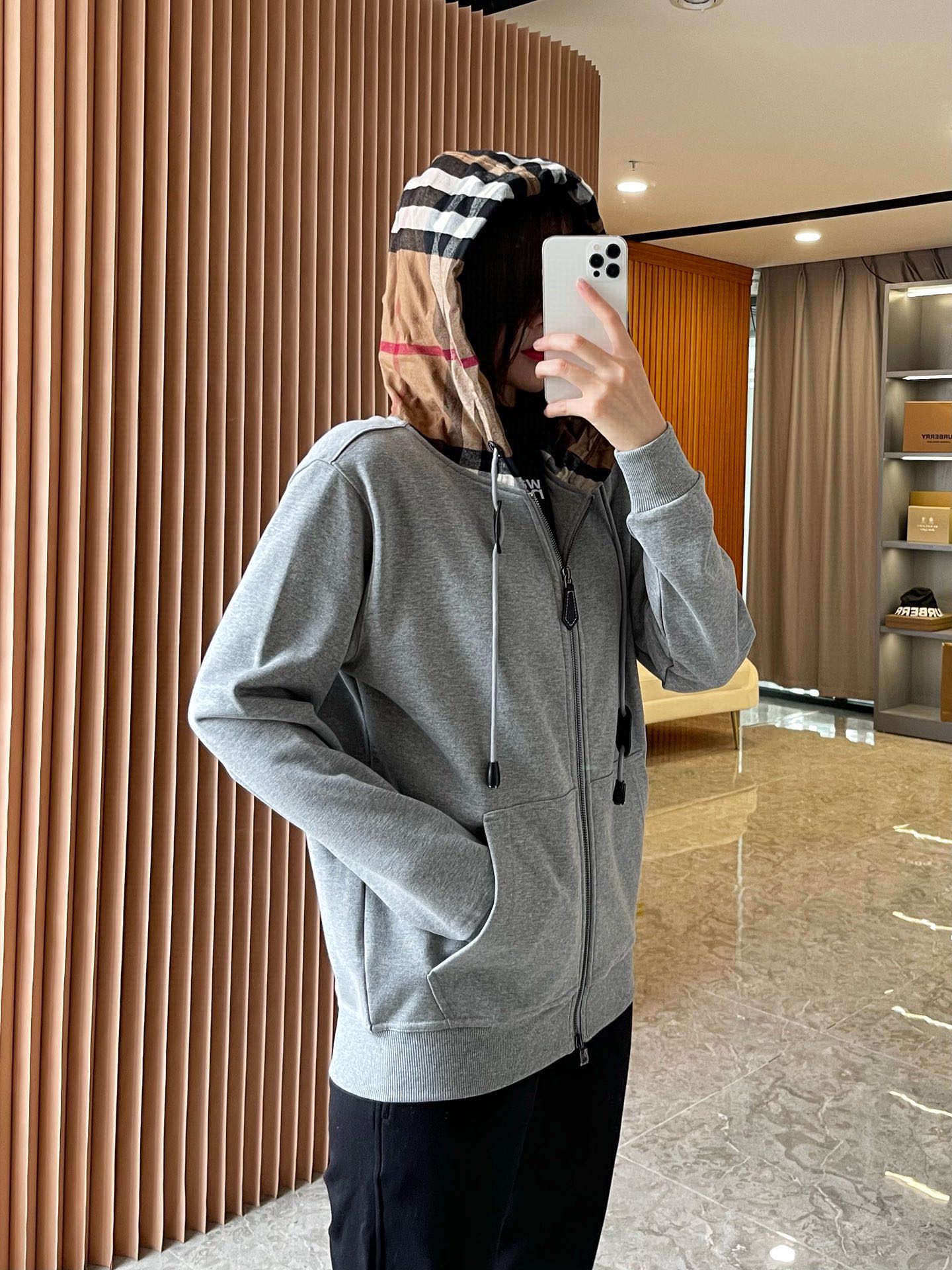 GTR / 버버리 후드 자켓