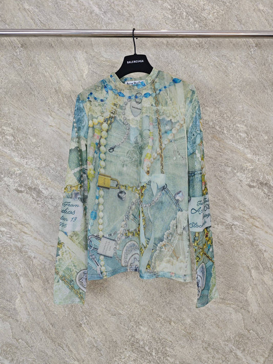 GTR / 아크네스튜디오 긴팔 레이스 셔츠