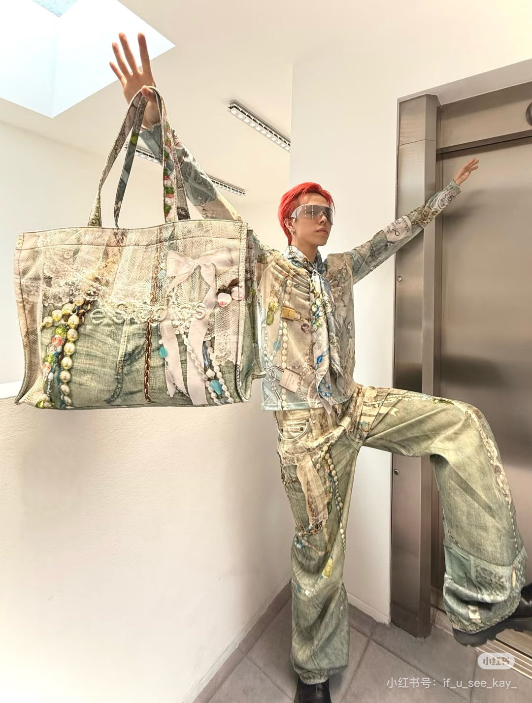 GTR / 아크네스튜디오 긴팔 레이스 셔츠