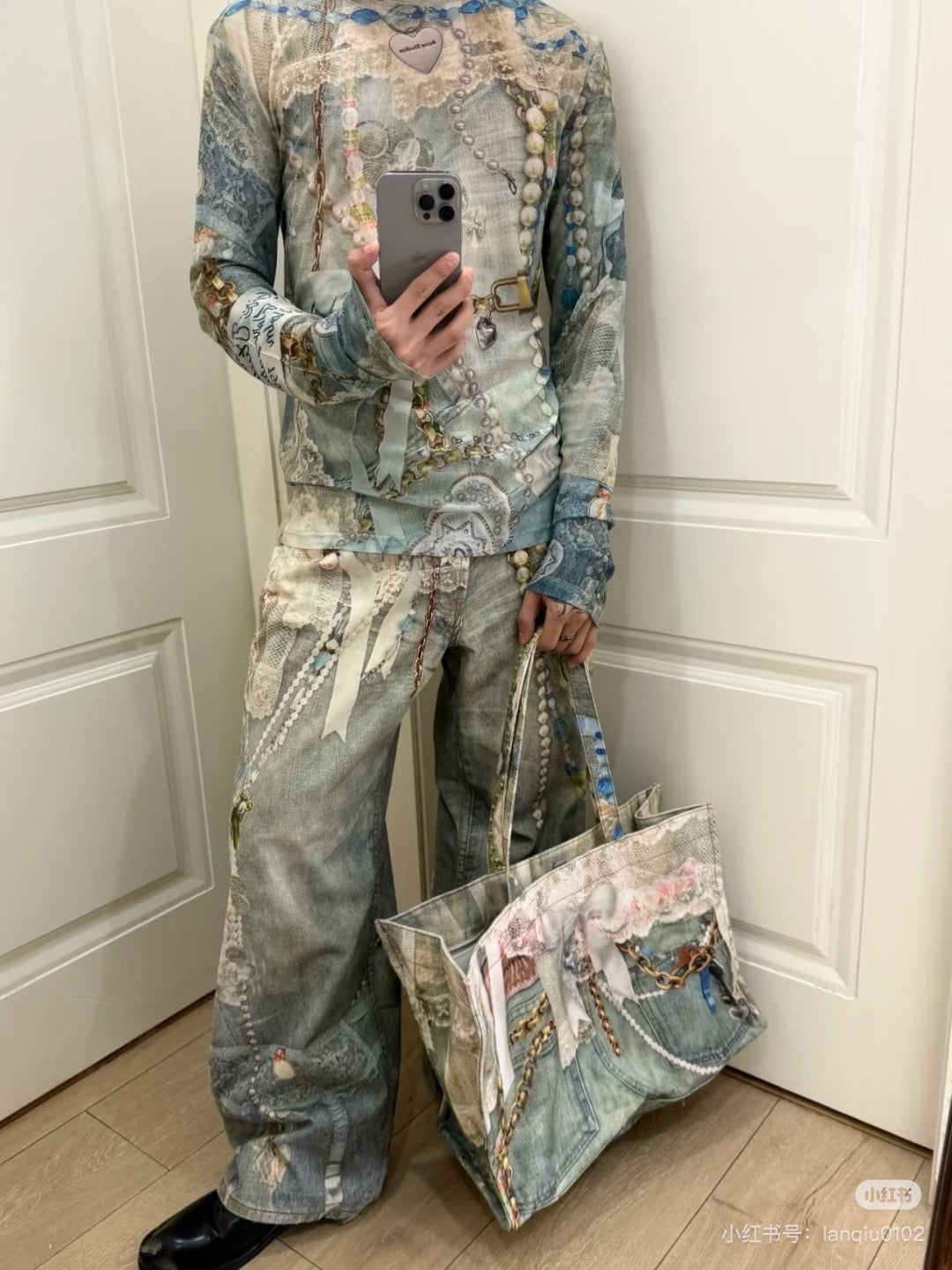 GTR / 아크네스튜디오 긴팔 레이스 셔츠