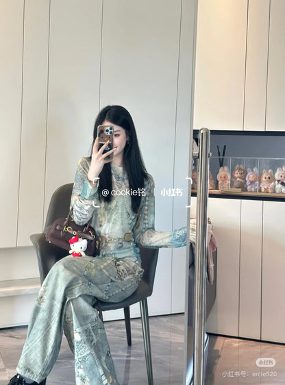 GTR / 아크네스튜디오 긴팔 레이스 셔츠