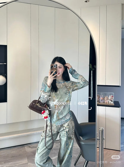 GTR / 아크네스튜디오 긴팔 레이스 셔츠