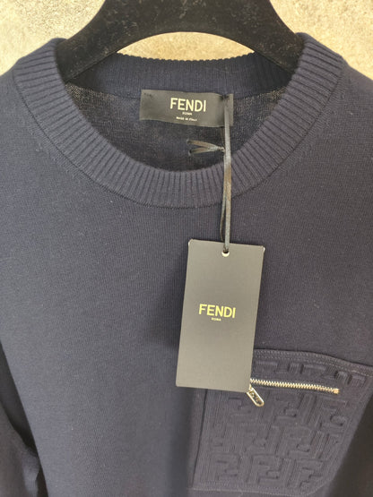 GTR / 펜디 네이비 니트