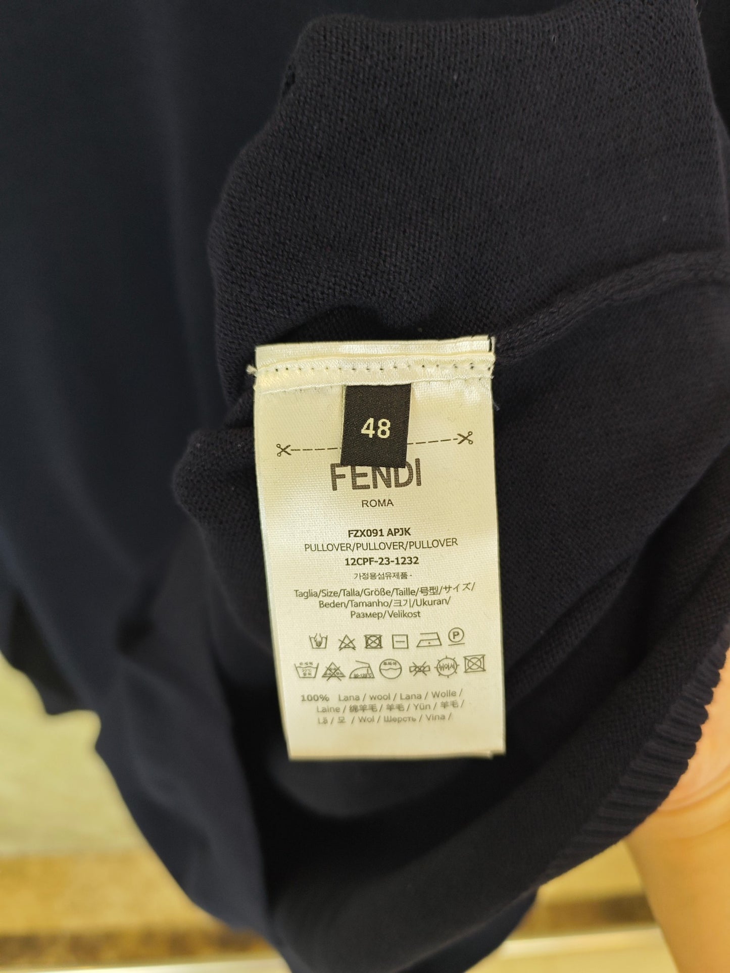 GTR / 펜디 네이비 니트