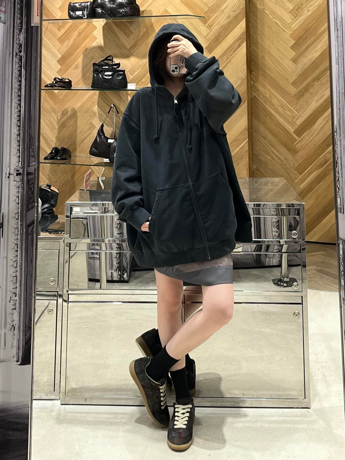 GTR / 메종마르지엘라 후드티 코트