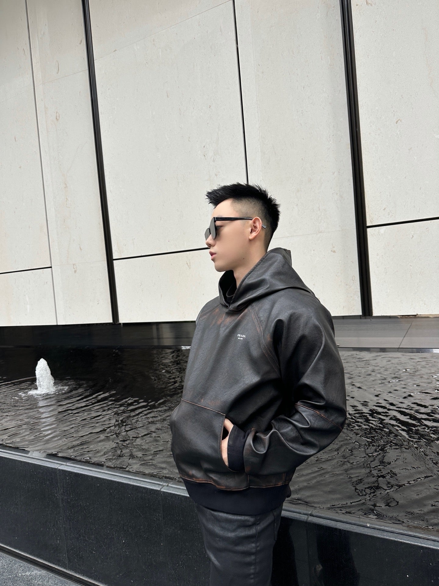 ZZLL / 프라다 가죽 자켓