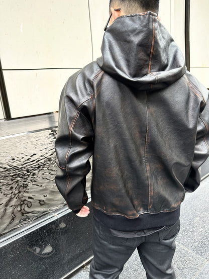 ZZLL / 프라다 가죽 자켓