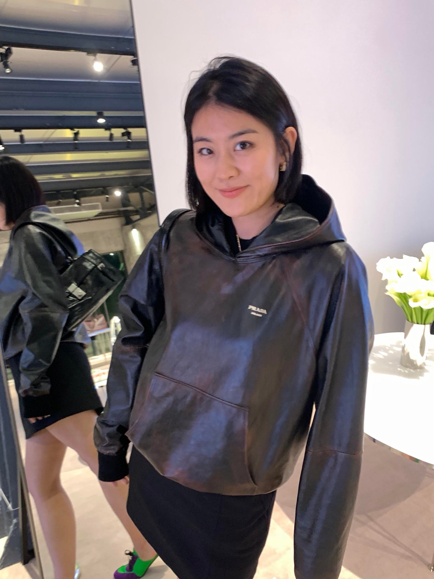 ZZLL / 프라다 가죽 자켓