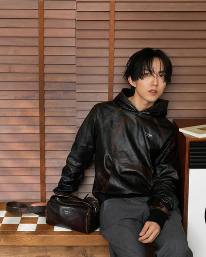 ZZLL / 프라다 가죽 자켓