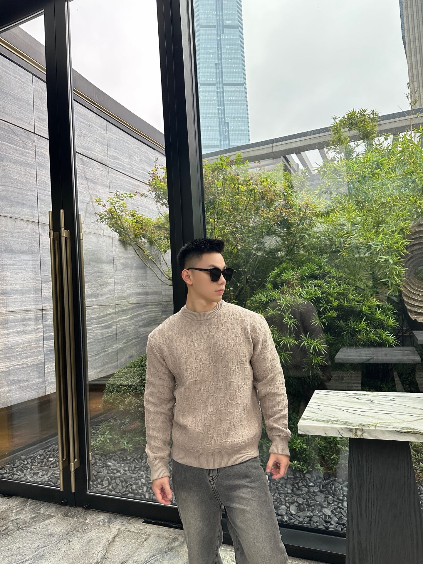 ZZLL / 디올 니트 스웨터