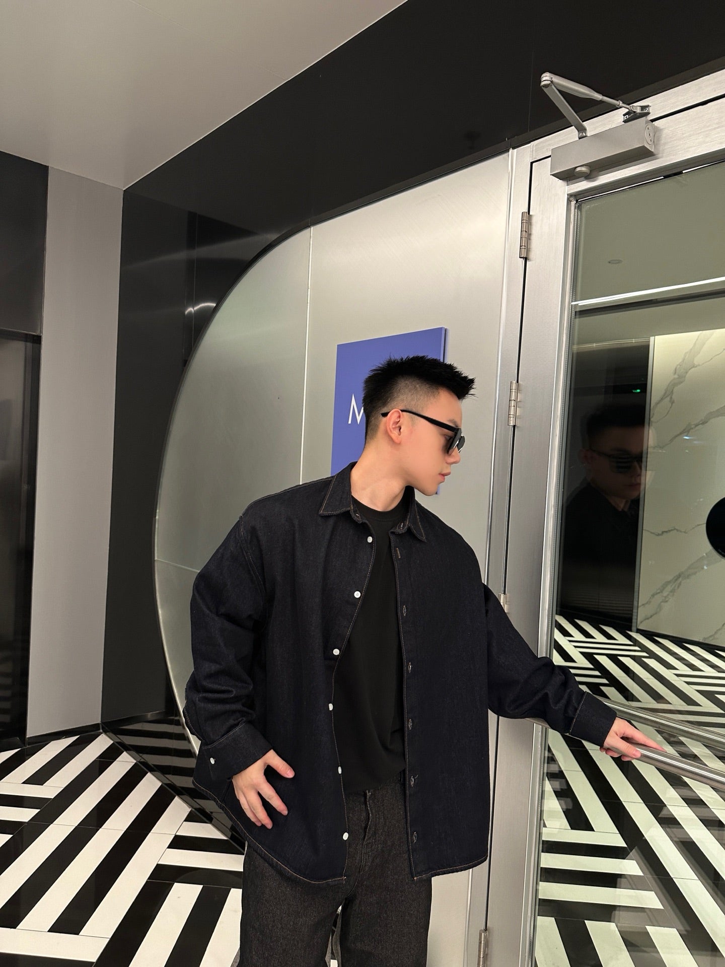 ZZLL / 프라다 데님 코트