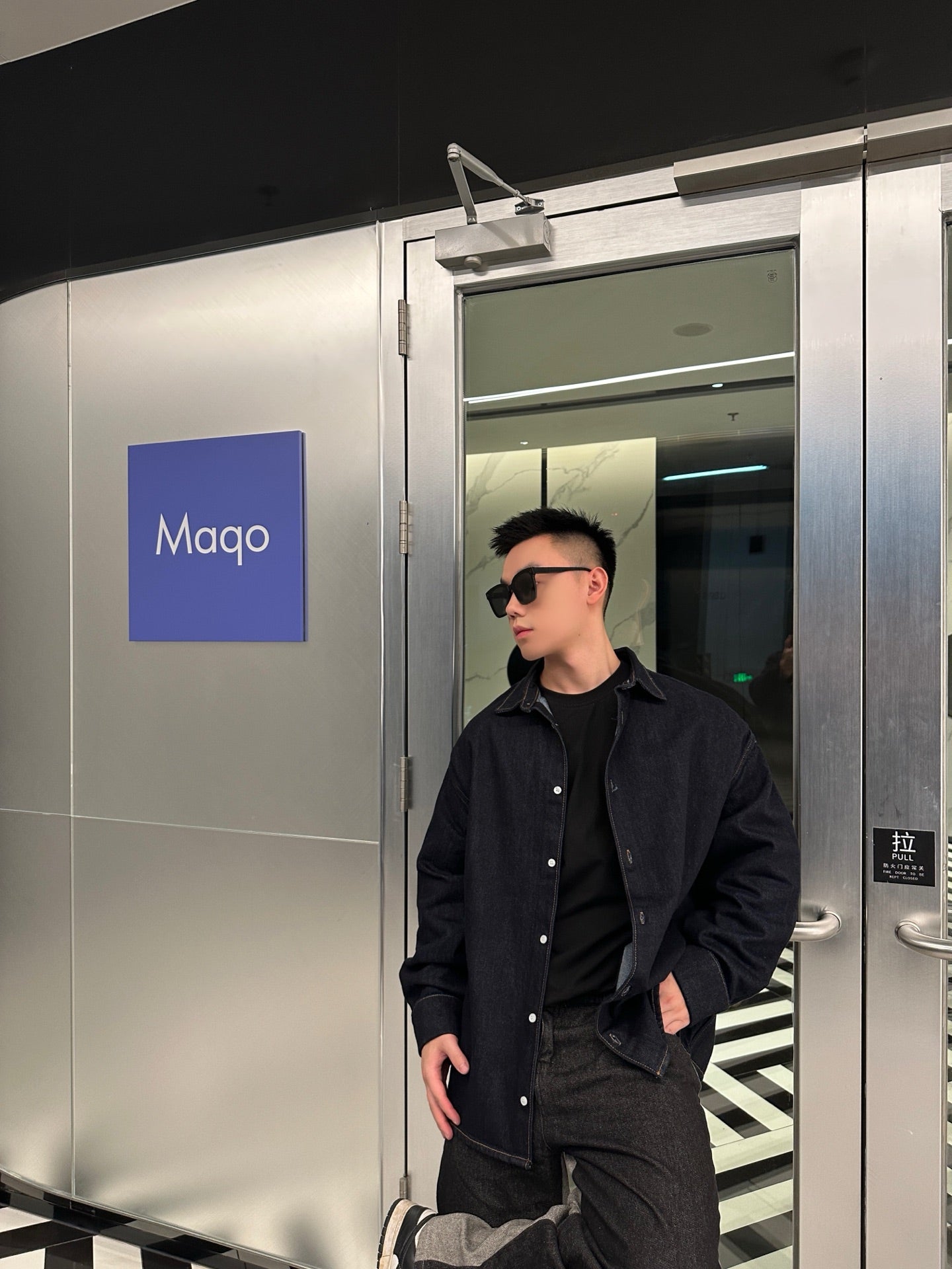 ZZLL / 프라다 데님 코트