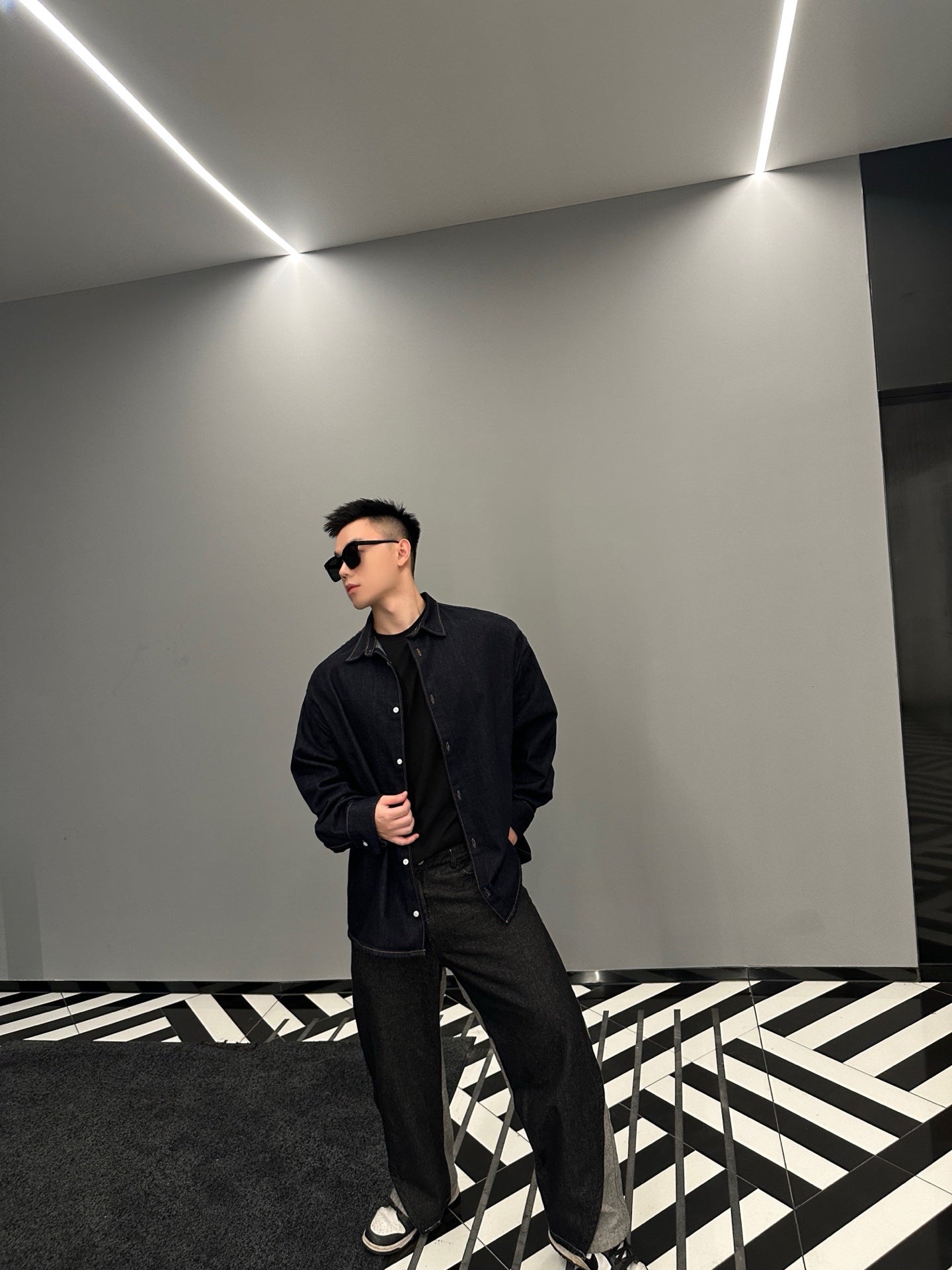 ZZLL / 프라다 데님 코트