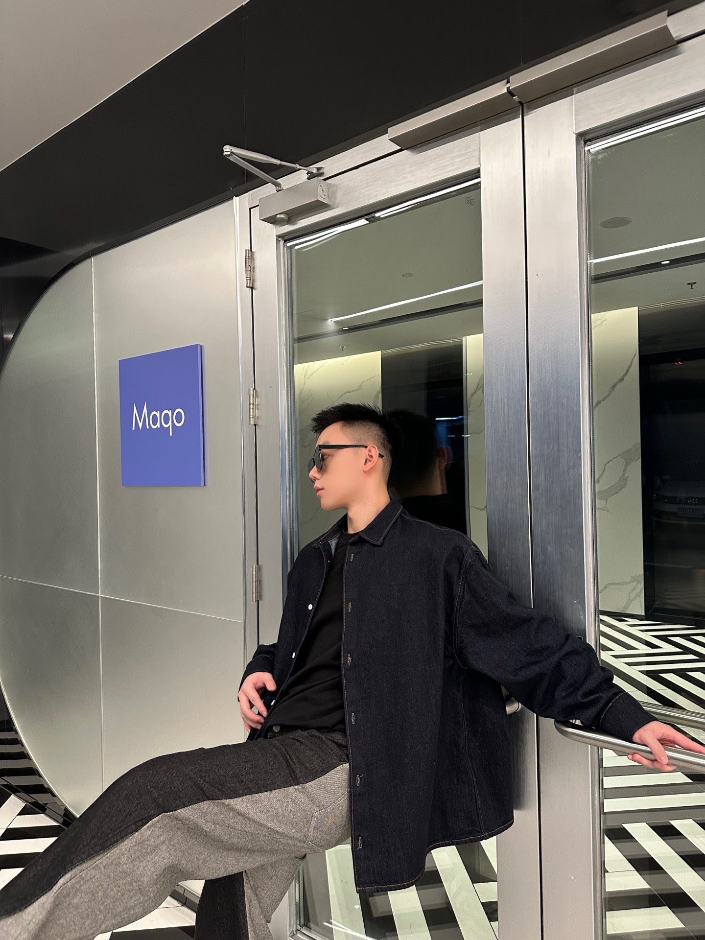 ZZLL / 프라다 데님 코트