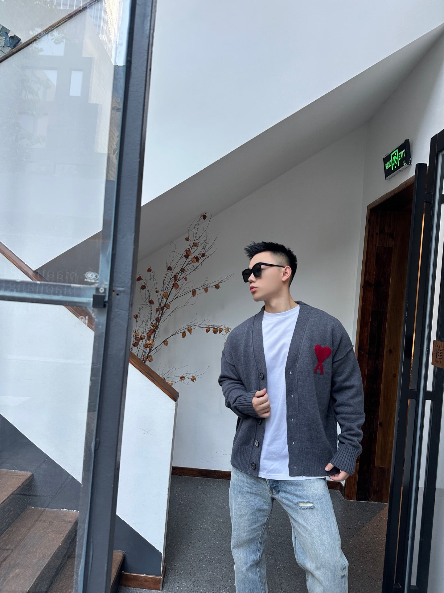 ZZLL / 아미 니트 카디건