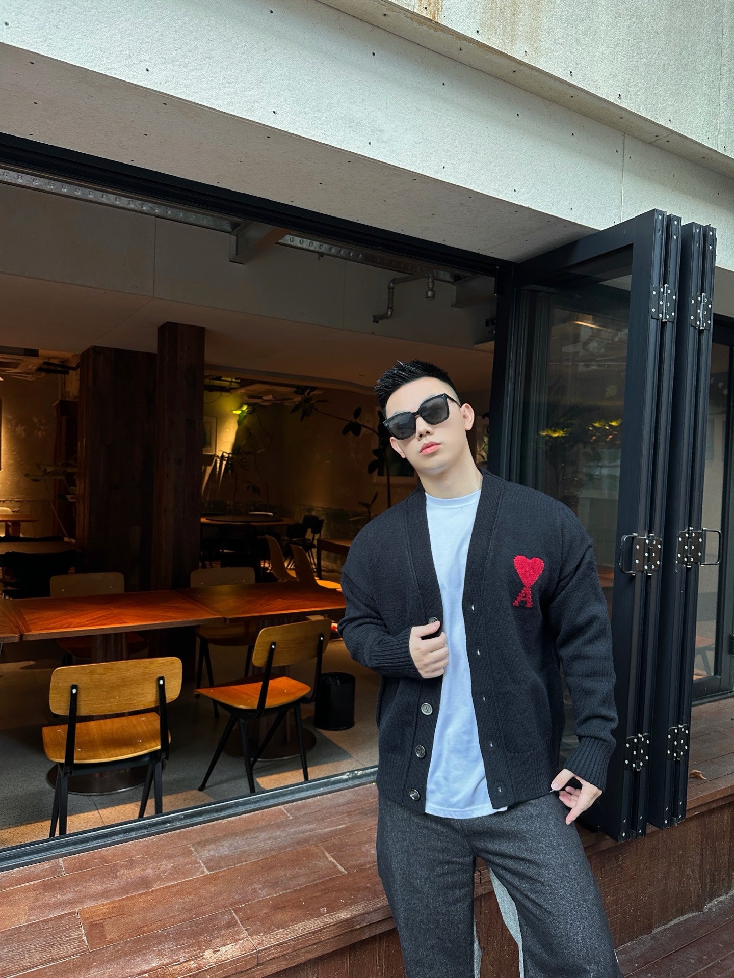 ZZLL / 아미 니트 카디건