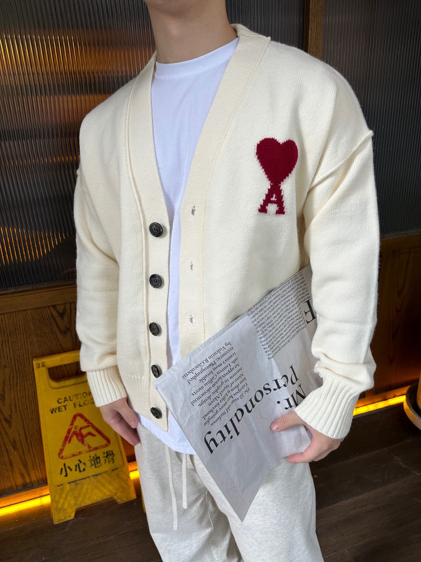 ZZLL / 아미 니트 카디건