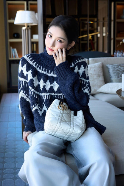 ZZLL / 디올 니트 스웨터