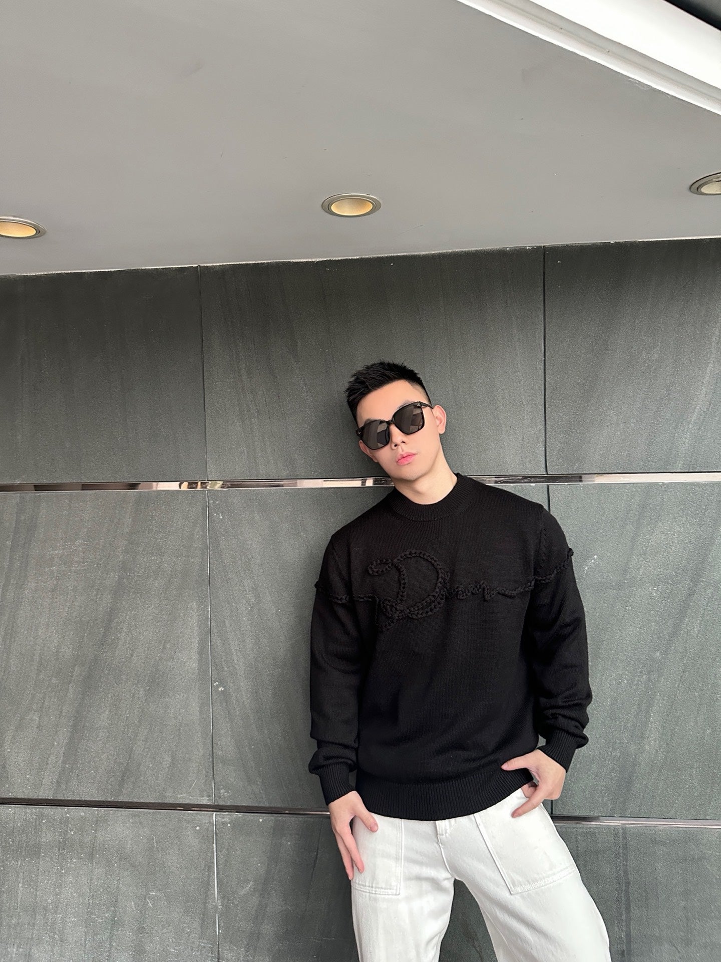 ZZLL / 디올 니트 스웨터