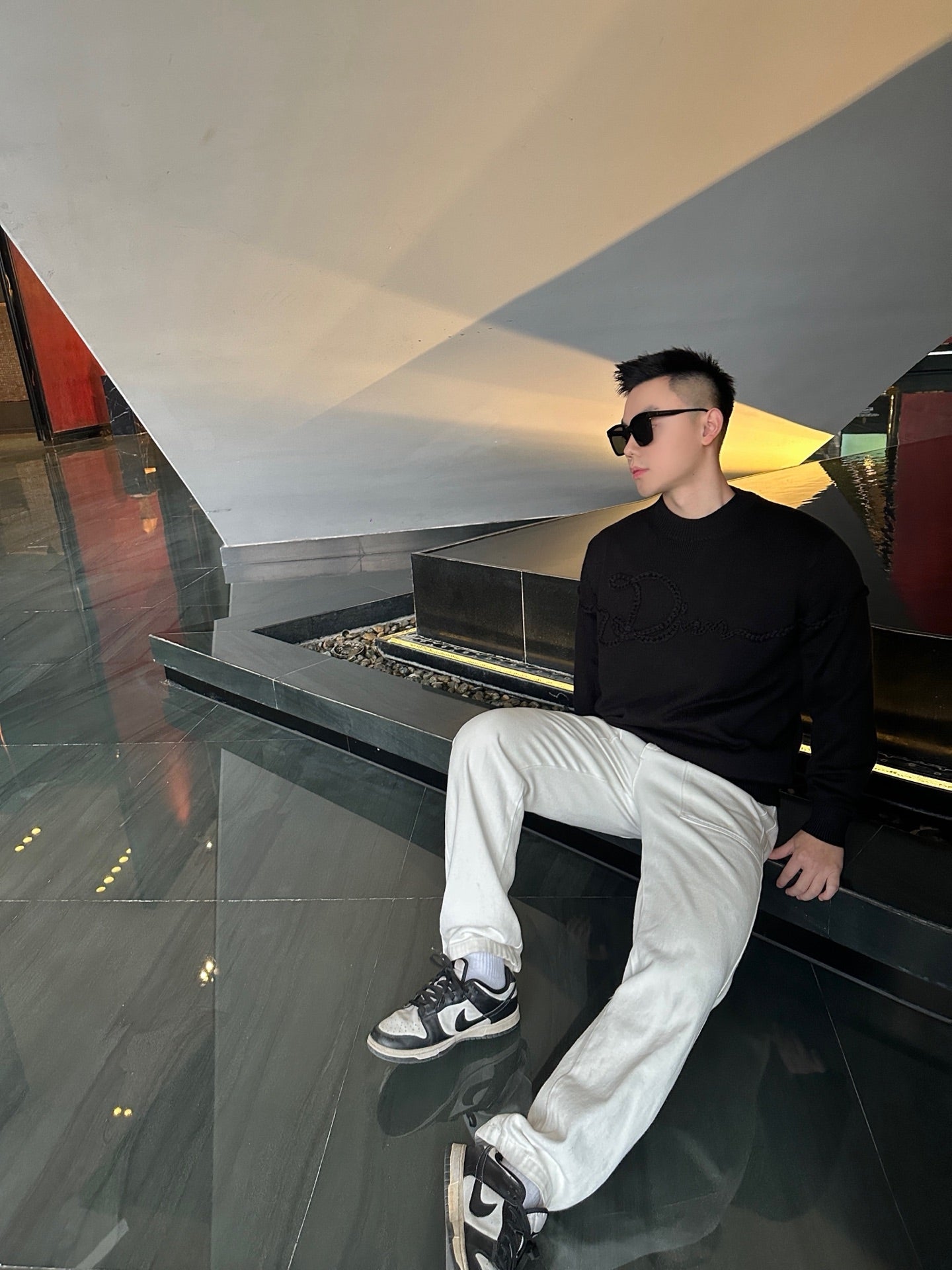 ZZLL / 디올 니트 스웨터