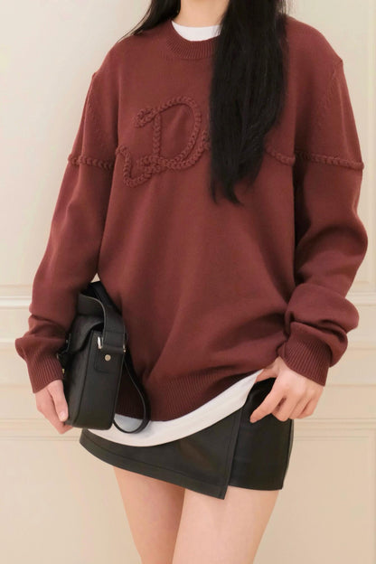 ZZLL / 디올 니트 스웨터