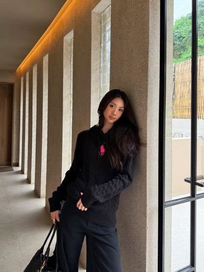 ZZLL / 폴로 니트 스웨터