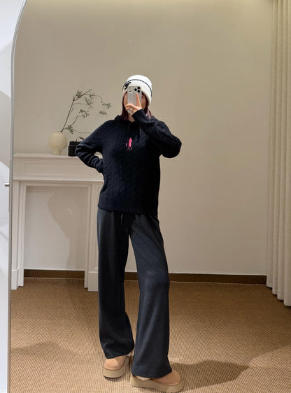 ZZLL / 폴로 니트 스웨터