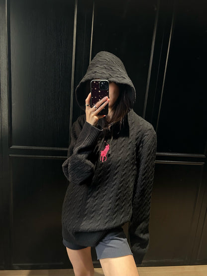 ZZLL / 폴로 니트 스웨터