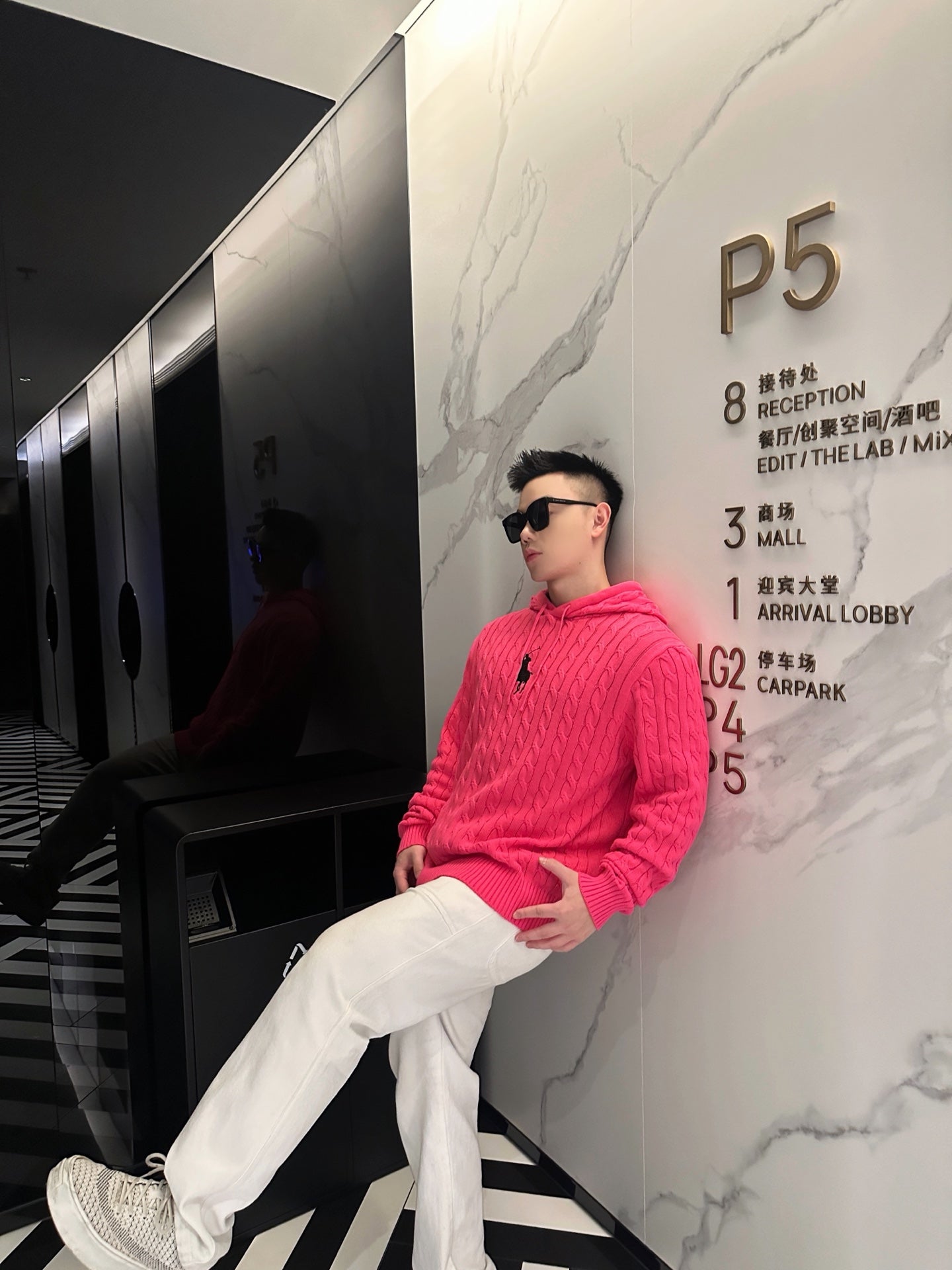 ZZLL / 폴로 니트 스웨터