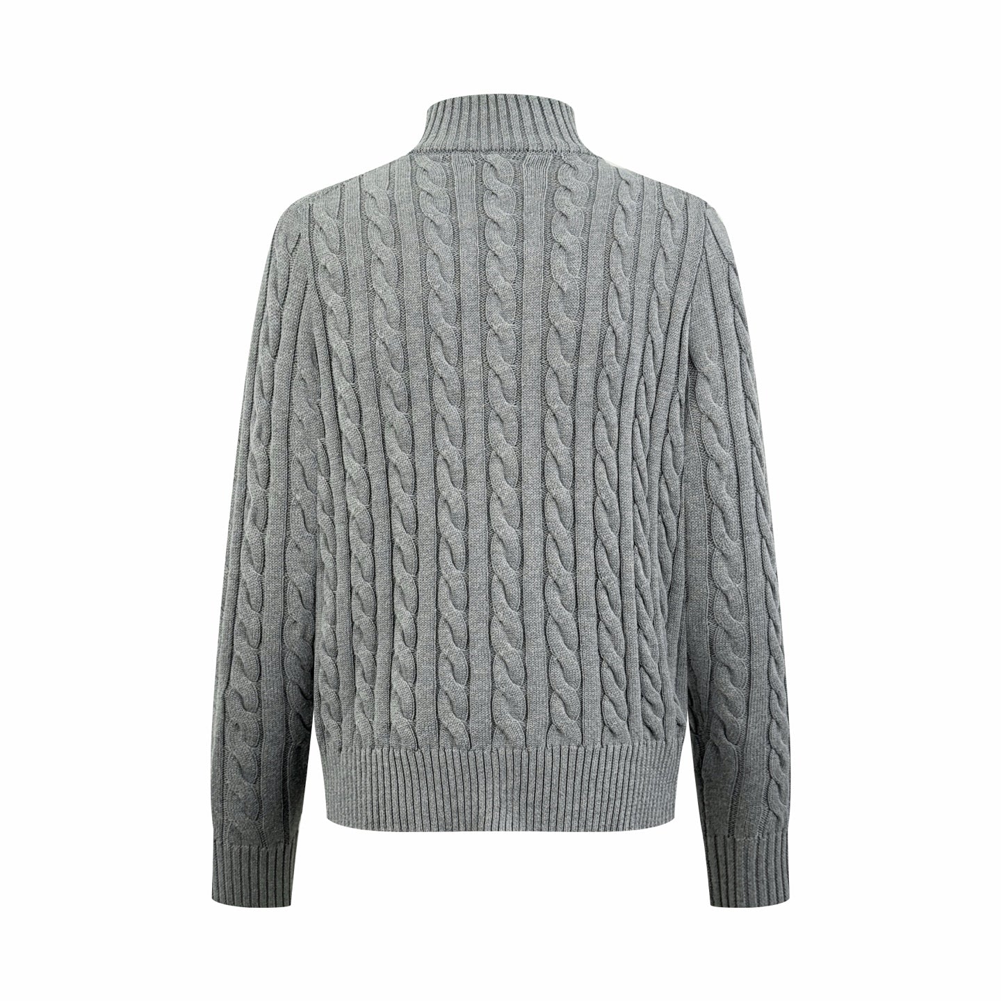 ZZLL / 폴로 집업 니트