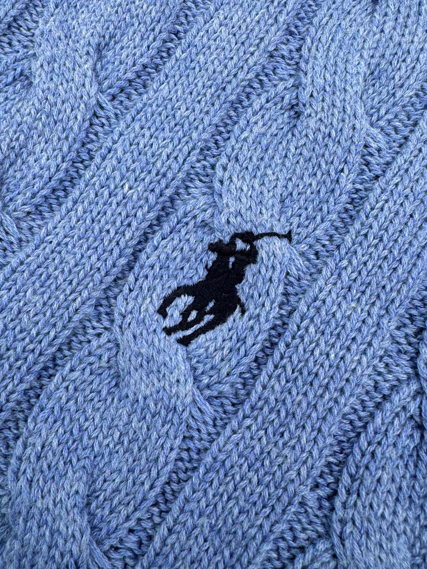 ZZLL / 폴로 집업 니트