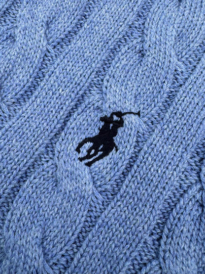 ZZLL / 폴로 집업 니트