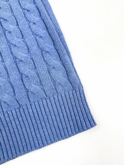 ZZLL / 폴로 집업 니트