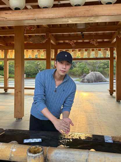 ZZLL / 폴로 집업 니트