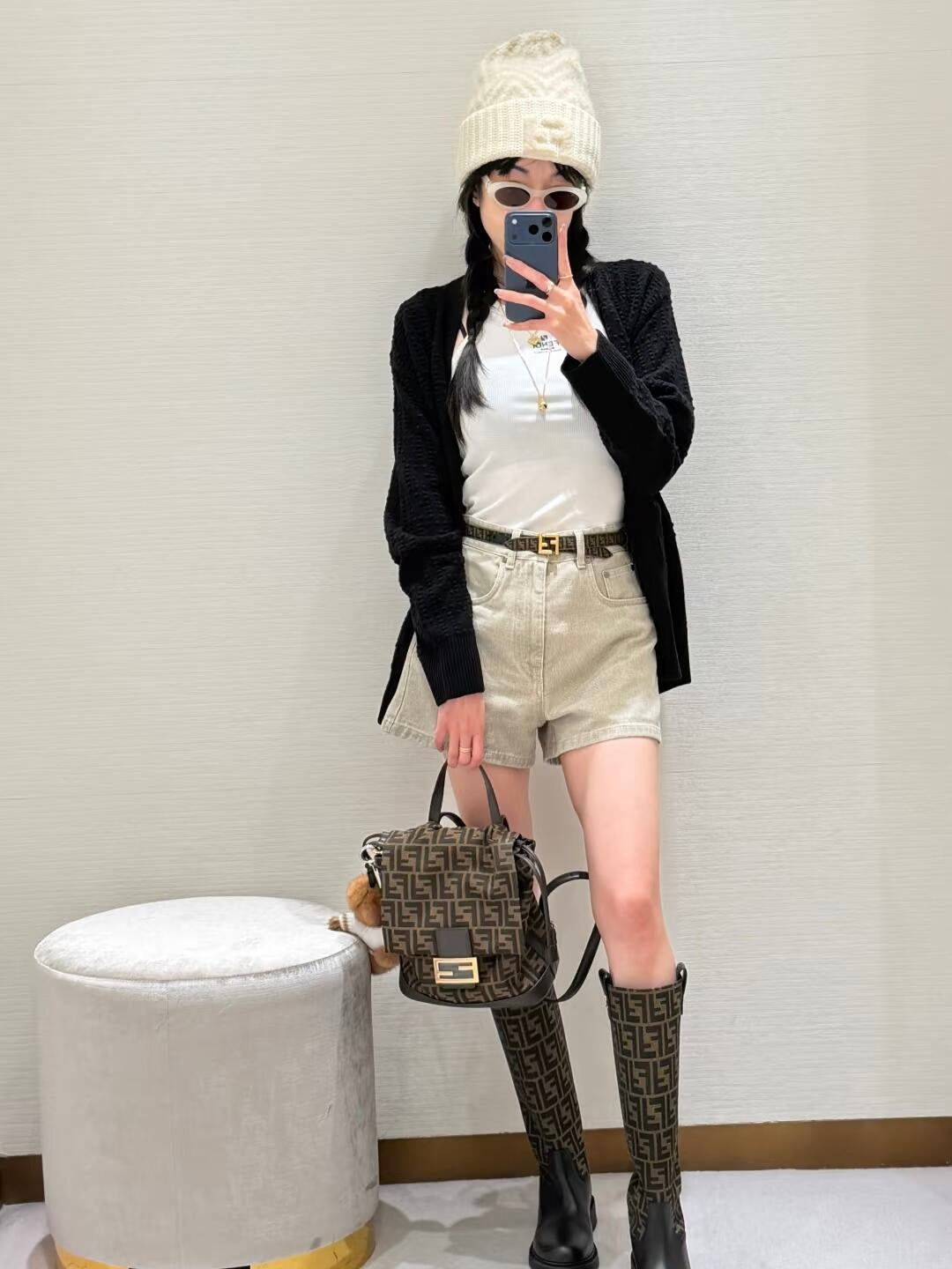 ZZLL / 펜디 니트 카디건