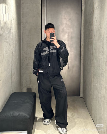 GTR / 발렌시아가 자수 스포츠 롱 팬츠