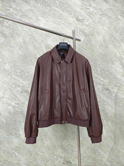 GTR / 발렌시아가 가죽 재킷