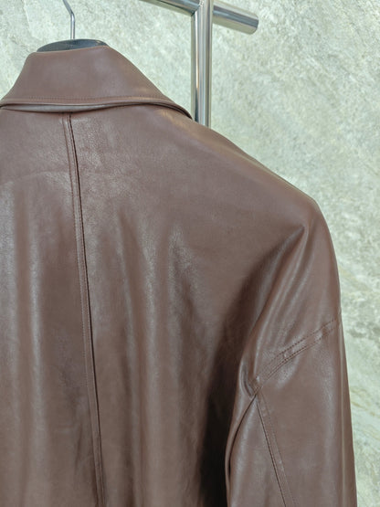 GTR / 발렌시아가 가죽 재킷