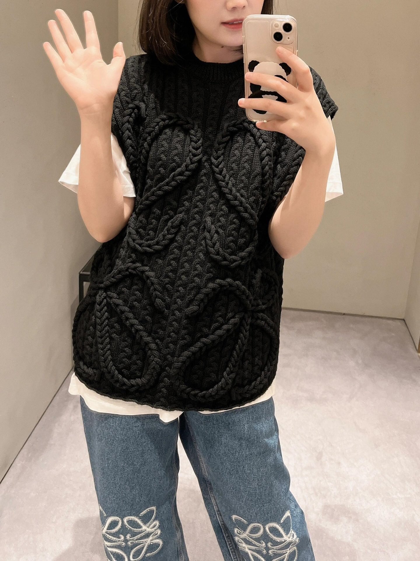 BVG / 로에베 니트 조끼