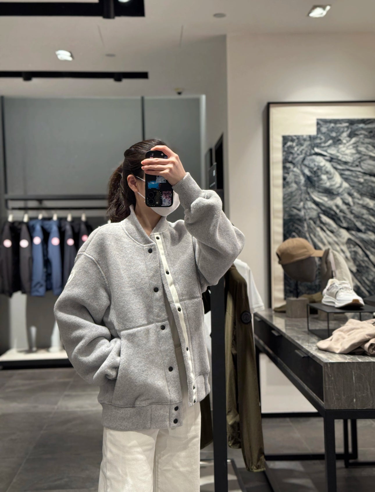 GTR / 발렌시아가 단추판 외투